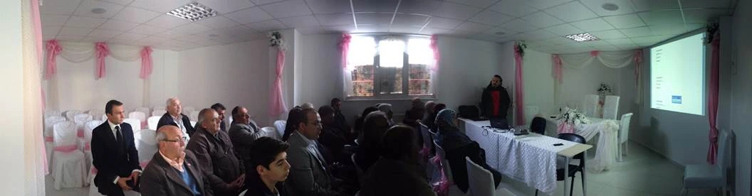 Nikâh salonunda doğa semineri